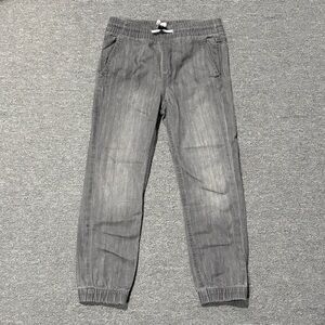 H&M boys denim drawstring joggers 6x